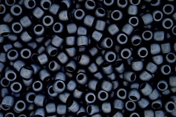 10g TOHO 6/0 Round Japanese Seed Beads 4mm 611 Matte Color Opaque Grey Beadacious