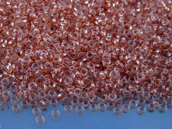 10g TOHO 8/0 Demi Japanese Seed Beads 3mm YPS0063 HYBRID ColorTrends Transparent Iced Coffee Beadacious