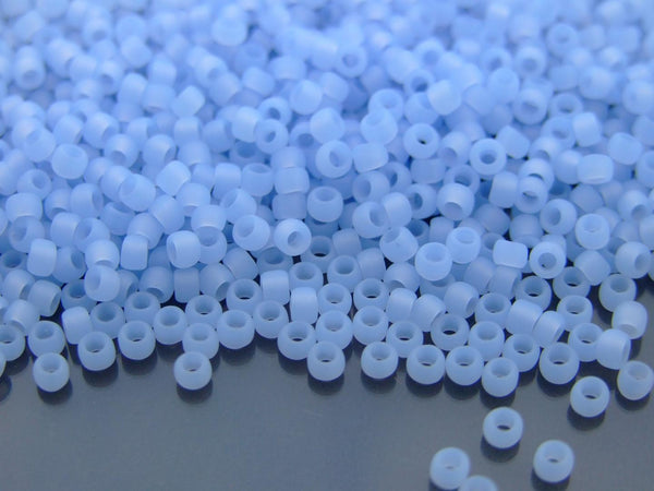 10g TOHO 8/0 Round Japanese Beads 3mm 146F Ceylon Frosted Glacier Beadacious