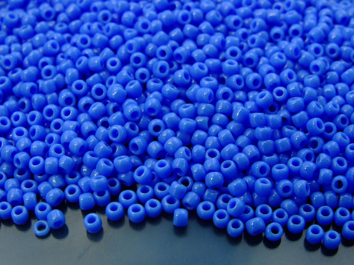 10g TOHO 8/0 Round Japanese Beads 3mm 48L Opaque Periwinkle Beadacious