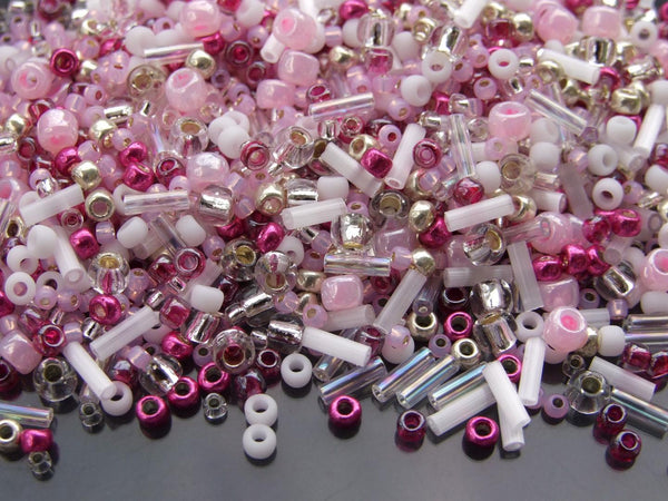 10g TOHO Mix Japanese Seed Beads Sakura (Pink) Beadacious