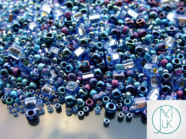 10g TOHO Mix Japanese Seed Beads Yumi (Periwinkle) Beadacious