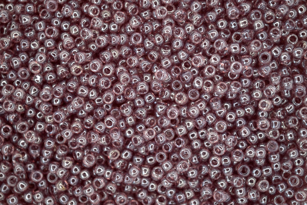 10g TOHO 11/0 Round Japanese Seed Beads 2mm 110 Transparent Luster Light Amethyst