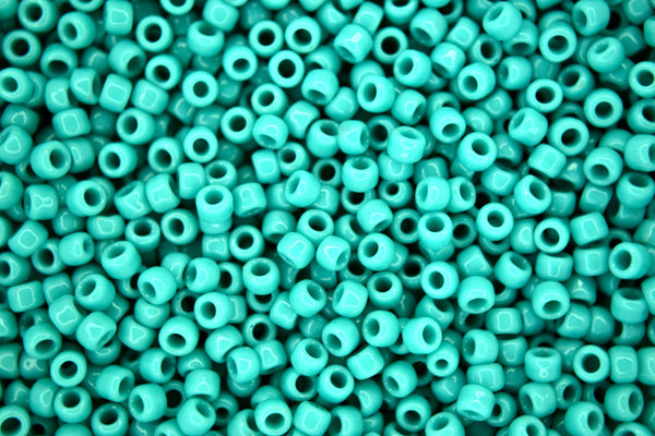10g TOHO 8/0 Round Japanese Seed Beads 3mm 55 Opaque Turquoise