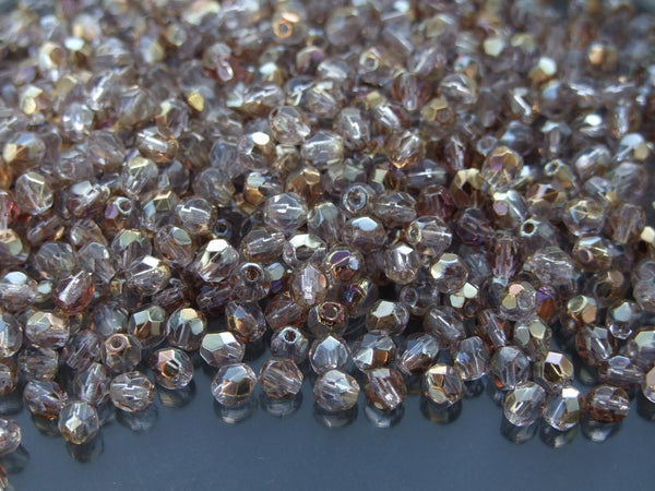 120+ Fire Polished 4mm Czech Seed Beads Twilight Alexandrite Beadacious