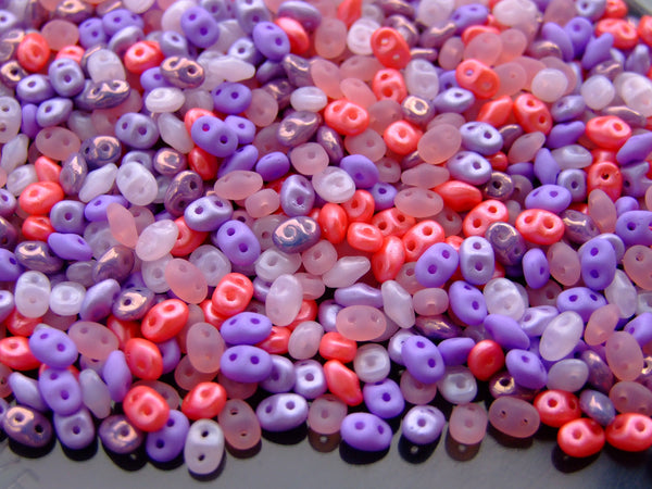 20g Matubo SuperDuo Czech Beads 2.5x5mm Candy Sweet Mix Beadacious