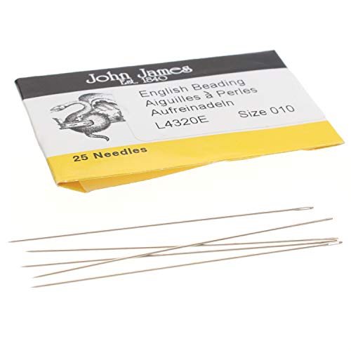 John James Beading Needles Pack of 25 Size 10