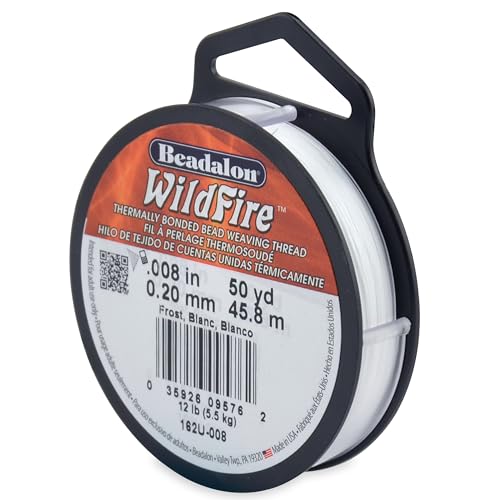 Beadalon Wildfire Frost 0.008in/0.20mm 12lb/5.5kg 50yd/45m