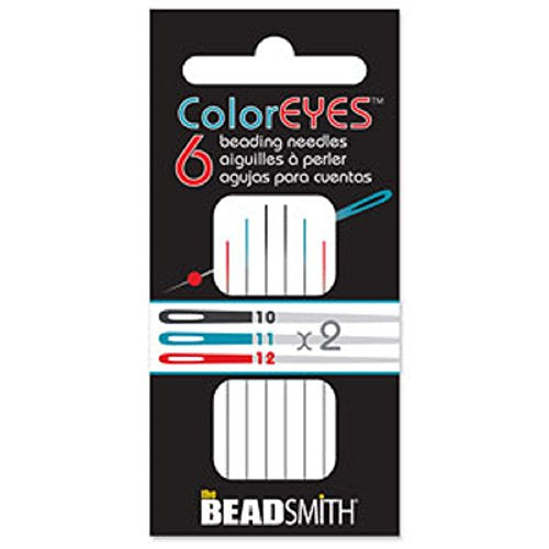 Beadsmith Coloureyes Beading Needles Pack of 5 Assorted