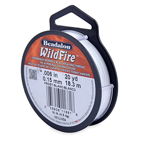 Beadalon Wildfire Frost 0.006in/0.15mm 10lb/4.5kg 20yd/18m