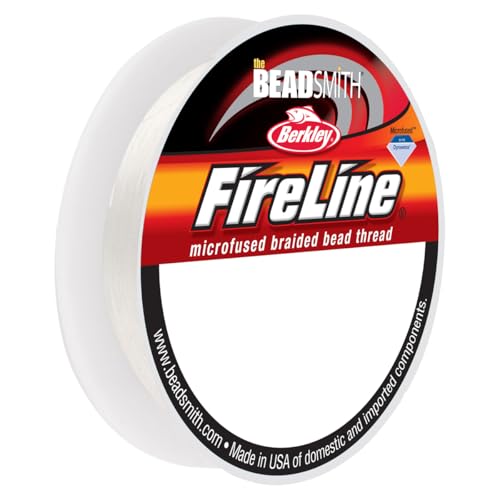 BeadSmith FireLine Stringing Thread Braided Wire Smoke Grey .008in / .20mm 15 yards (13.72m)