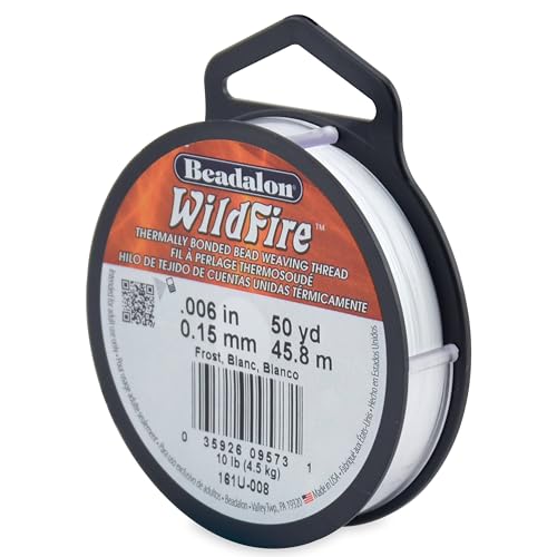 Beadalon Wildfire Frost 0.006in/0.15mm 10lb/4.5kg 50yd/45m