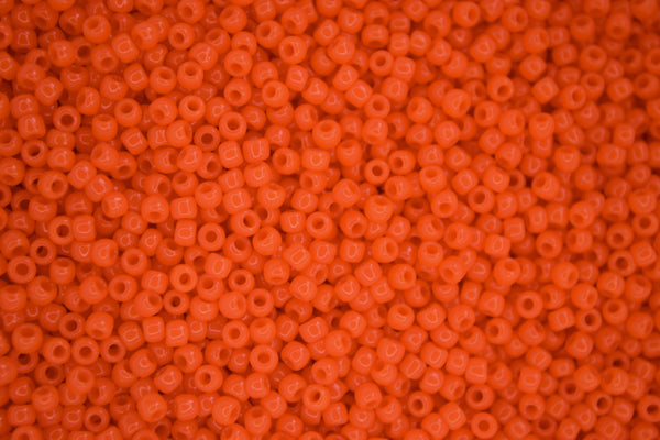 10g TOHO 11/0 Round Japanese Seed Beads 2mm 50A Orange