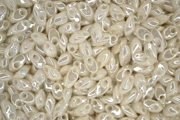 10g MIYUKI Long Magatama Japanese Beads 4x7mm 592 Ivory Ceylon