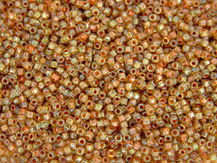 5g MATUBO 10/0 Best Quality Czech Cylinder Seed Beads Crystal Picasso Beadacious