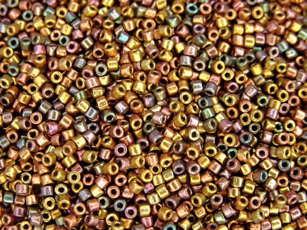 5g MATUBO 10/0 Best Quality Czech Cylinder Seed Beads Matte Metallic Bronze Iris Beadacious