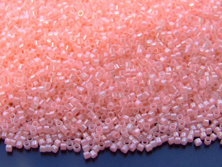 5g TOHO 11/0 Aiko Japanese Seed Beads 2mm 145 Ceylon Innocent Pink Beadacious