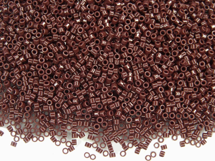 5g TOHO 11/0 Aiko Japanese Seed Beads 2mm 46 Opaque Oxblood Beadacious