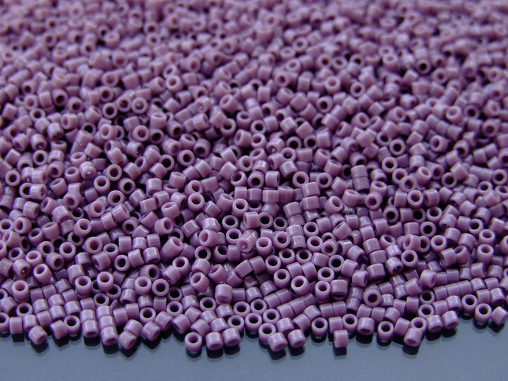 5g TOHO 11/0 Aiko Japanese Seed Beads 2mm 52 Opaque Lavender Beadacious