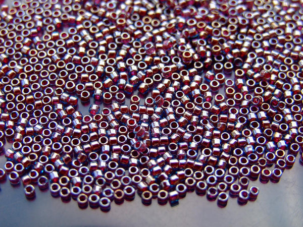 7g TOHO 11/0 Treasure Japanese Seed Beads 1.8mm 1061 Fuchsia Lined Light Sapphire Beadacious