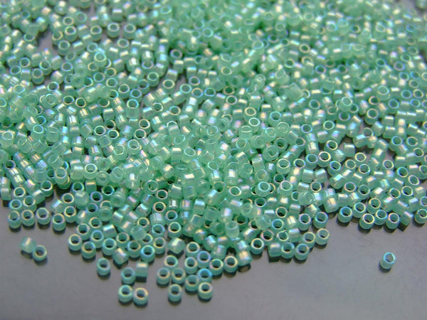 7g TOHO 11/0 Treasure Japanese Seed Beads 1.8mm 1144 Milky Kiwi Beadacious