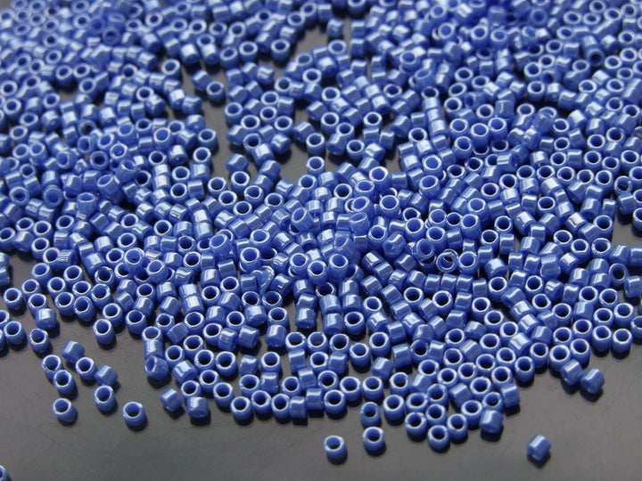 7g TOHO 11/0 Treasure Japanese Seed Beads 1.8mm 134 Opaque Periwinkle Luster Beadacious