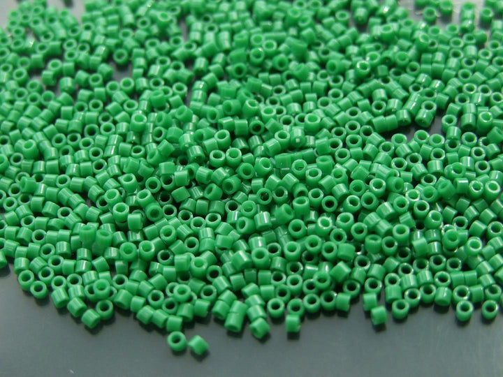 7g TOHO 11/0 Treasure Japanese Seed Beads 1.8mm 47D Opaque Shamrock Beadacious