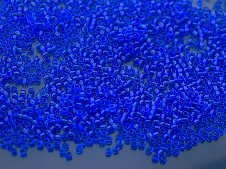 7g TOHO 11/0 Treasure Japanese Seed Beads 1.8mm 942 Transparent Sapphire Beadacious