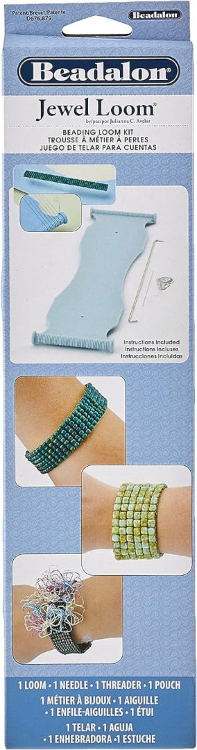 Beadalon Portable Jewel Loom Beading Kit with Pouch 2.75'' x 10.5'' Jewellery Making Beading