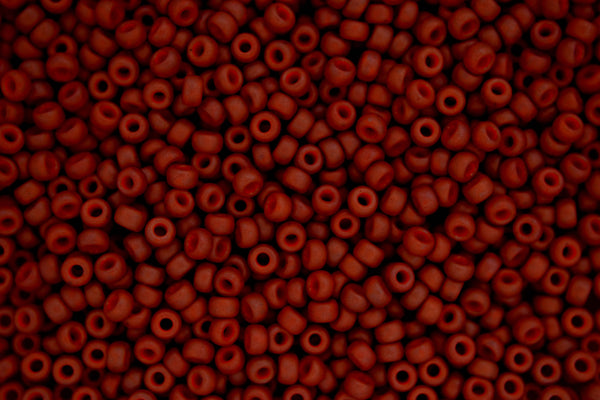 10g MIYUKI 8/0 Round Japanese Seed Beads 3mm 91236 Terracotta