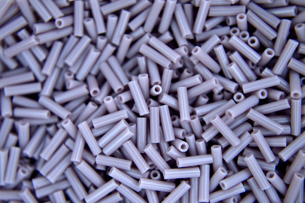 10g MIYUKI 6mm Bugle Japanese Glass Seed Beads 9410 Opaque Mauve