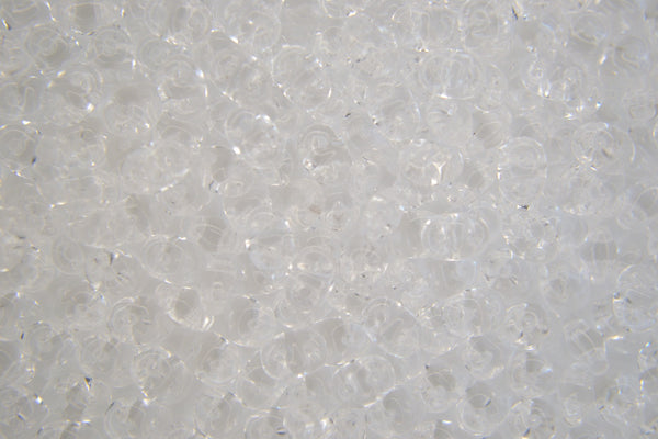 10g Matubo SuperDuo Czech Seed Beads 2.5x5mm Transparent Crystal