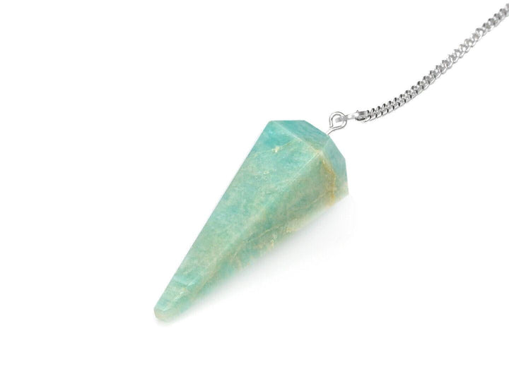 Amazonite Natural Gemstone Pendulum Chaakra Reiki Dowsing Handmade Beadacious