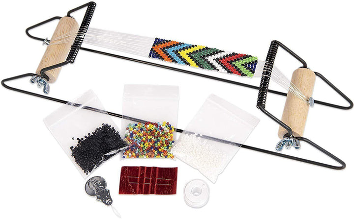 Bead Loom Kit Beading Metal Loom 12.5'' x 2.5'' x 3'' Beadacious