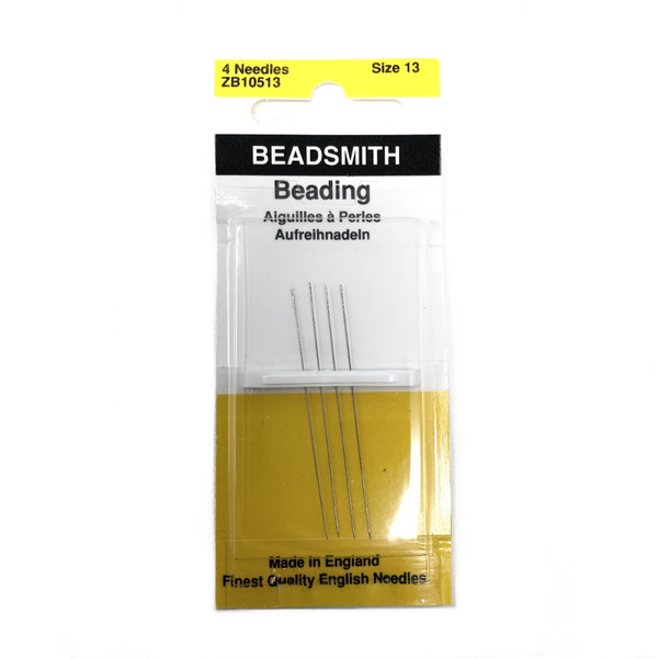 Beadsmith Beading Needles Pack of 4 Sizes 13 Beadacious