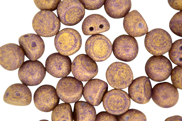20x CzechMates Cabochon Czech Beads 7mm Pacifica Fig