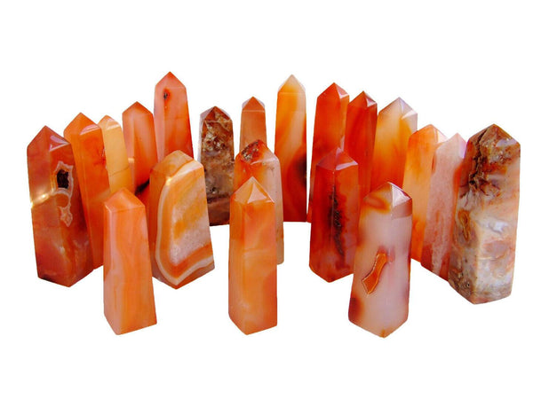 Carnelian Obelisk Handmade Tower Polished Natural Gemstone Beadacious