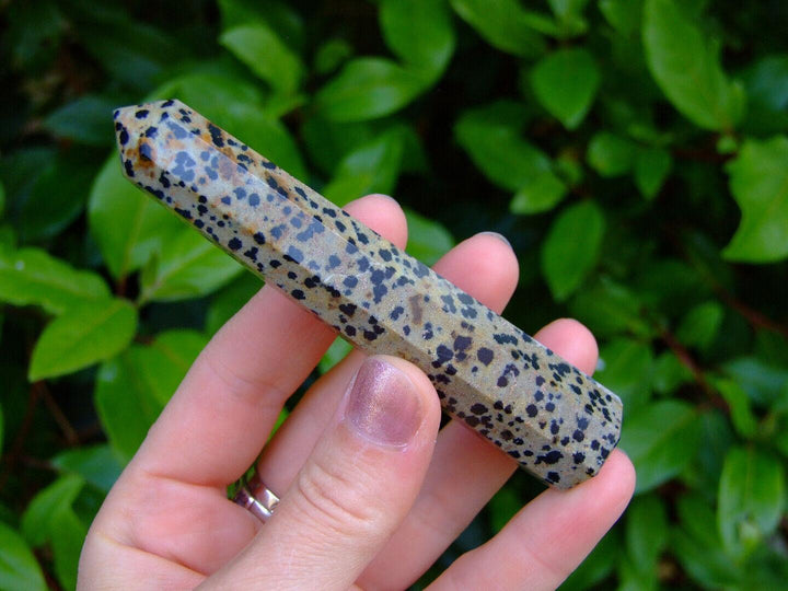 Dalmatian Jasper Obelisk Handmade Tower Polished Natural Gemstone Beadacious