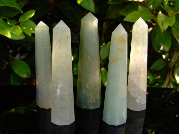 Green Aventurine Obelisk Handmade Tower Polished Natural Gemstone Beadacious