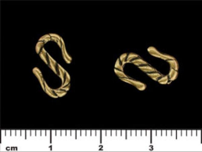 JBB Rope Hook 15x10mm Antique Brass Jewellery Making Beadacious