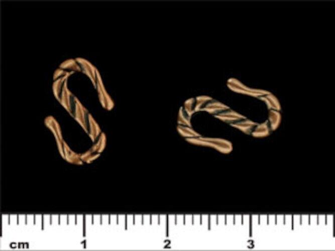 JBB Rope Hook 15x10mm Antique Copper Jewellery Making Beadacious