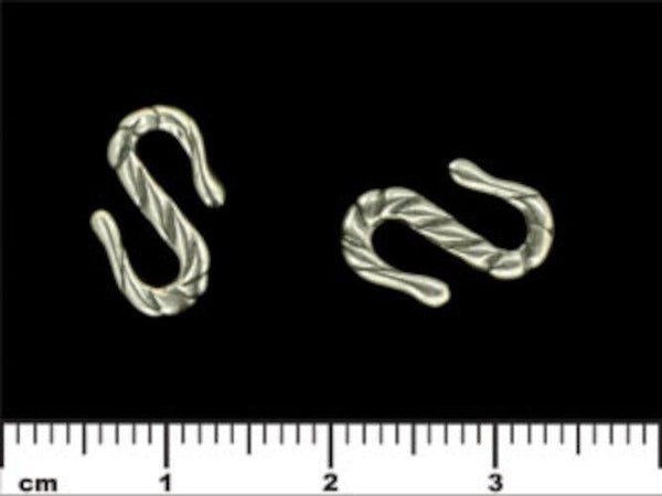 JBB Rope Hook 15x10mm Antique Silver Jewellery Making Beadacious