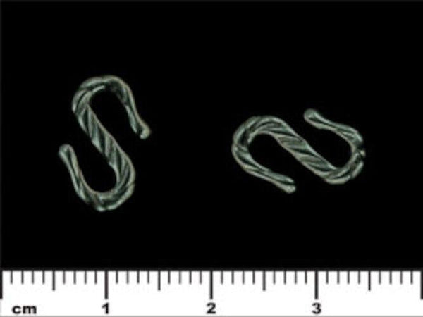 JBB Rope Hook 15x10mm Gunmetal Jewellery Making Beadacious