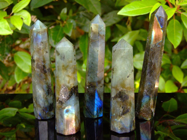 Labradorite Obelisk Handmade Tower Polished Natural Gemstone Beadacious