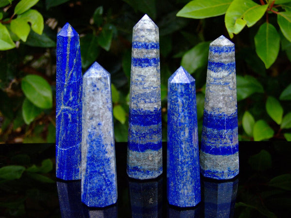 Lapis Lazuli Obelisk Handmade Tower Polished Natural Gemstone Beadacious