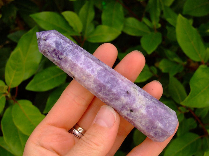 Lepidolite Obelisk Handmade Tower Polished Natural Gemstone Beadacious