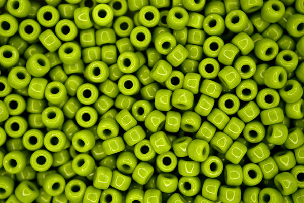 10g Matubo 6/0 Round Czech Seed Beads 4mm Opaque Olivine