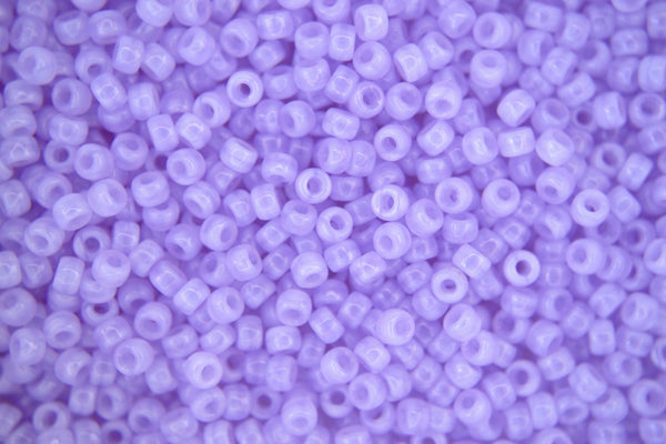 10g Matubo 8/0 Round Czech Seed Beads 3mm Opal Dark Violet