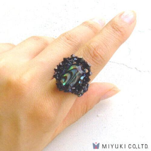 MIYUKI Jewelry Kit Paua Shell Deep Ring BFK76 Jewellery Making Beadacious