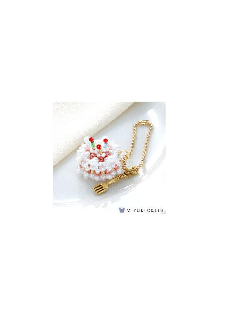 MIYUKI Jewelry Kit Sweets Charm No24 Birthday Cake Jewellery Making Beadacious